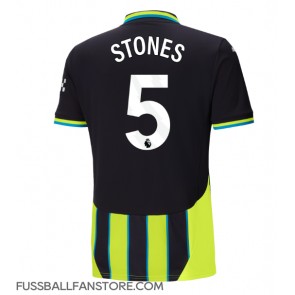 Manchester City John Stones #5 Replik Auswärtstrikot 2024-25 Kurzarm